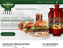 Tablet Screenshot of mars-waldi.pl